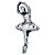 Charm - Bailarina Prata - Imagem 1