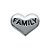 Charm - Coração Family Prata - Imagem 1