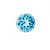 Charm - Cristal Azul Claro - Imagem 1