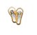 Charm - Chinelo Ouro - Imagem 1