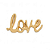 Charm - Love Desenhado Ouro - Imagem 1