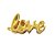 Charm - Love Desenhado Ouro - Imagem 1