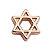 Charm - Estrela de Davi Rose - Imagem 1