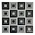 Pastilha Adesiva Resinada Quadrada Fun Kit 4 Placas 3M - Imagem 1
