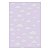 Papel de Parede Decorativo Infantil Nuvens Lavanda Material 3M - Imagem 1