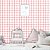 Papel de Parede Decorativo Infantil Quadriculado Vermelho - Imagem 6