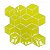 Pastilha Adesiva Resinada Cubo Amarelo - Imagem 2