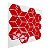Pastilha Adesiva Resinada Cubo Vermelho - Imagem 4