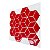 Pastilha Adesiva Resinada Cubo Vermelho - Imagem 2