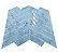 Pastilha Adesiva Espinha de Peixe Marble Azul - Imagem 3