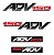 Adesivo Emblema Compatível X-adv 150 2019 à 2021 Resinado - Imagem 1