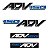 Adesivo Emblema Compatível X-adv 150 2019 à 2021 Resinado - Imagem 1
