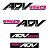 Adesivo Emblema Compatível X-adv 150 2019 à 2021 Resinado - Imagem 1