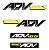 Adesivo Emblema Compatível X-adv 150 2019 à 2021 Resinado - Imagem 1