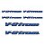 Adesivo  Suzuki V-Strom Logo Resinado - Imagem 1
