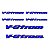Adesivo  Suzuki V-Strom Logo Resinado - Imagem 1