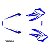 Adesivo Protetor Lander XTZ 250 2009 Kit 4 - Imagem 1
