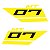 Adesivo Yamaha MT-07 Faixa Lateral 2014 à 2021 - Imagem 1