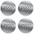 Adesivos Emblema Resinado Roda Audi 11,7cm - Imagem 1