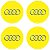 Adesivos Emblema Resinado Roda Audi 11,7cm - Imagem 1