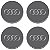 Adesivos Emblema Resinado Roda Audi 11,7cm - Imagem 1