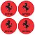 Adesivo Emblema Ferrari Para Roda - Imagem 1