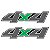 Emblema Adesivo 4x4 Ford Ranger 2008 Par - Imagem 1