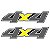 Emblema Adesivo 4x4 Ford Ranger 2008 Par - Imagem 1