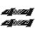 Emblema Adesivo 4x4 Ford Ranger 2008 Par - Imagem 1