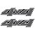 Emblema Adesivo 4x4 Ford Ranger 2008 Par - Imagem 1