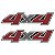 Emblema Adesivo 4x4 Ford Ranger 2008 Par - Imagem 1