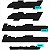 Kit Emblema Adesivo Ford Ranger 4x4 Limited 3.0 - Imagem 2