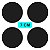 Kit 4 Emblemas Roda Resinado 7cm Honda - Imagem 2