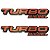 Emblema Adesivo F250 Turbo Diesel - Imagem 1