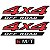 Kit Adesivo Nissan Frontier 4x4 - Imagem 1