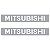 Par Adesivos Mitsubishi Porta Pajero Sport 2009 - Imagem 1