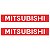 Par Adesivos Mitsubishi Porta Pajero Sport 2009 - Imagem 1