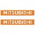 Par Adesivos Mitsubishi Porta Pajero Sport 2009 - Imagem 1