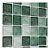 Pastilha Adesiva Resinada Granito Verde Kit 12 Placas - Imagem 4