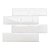 Pastilha Adesiva Resinada Metro White Kit com 24 Placas - Imagem 1