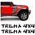 Ad Trilha 4x4 Troller T4 2015/2020 Faixa Capô Lat Cor Preto - Imagem 1