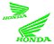 Adesivo 02 Asa Honda Tanque Resinado Moto Cg Titan 150 Verde - Imagem 3