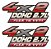 Adesivo 4x2 Hilux 2009/2012 Dohc 2.7l Flex 16 Vvt-i Genérico - Imagem 1