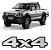 Adesivo 4x4 Mitsubishi L200 Sport Resinado Aço Escovado - Imagem 1