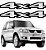 Adesivo 4x4 Mitsubishi Pajero Tr4 Resinado Cromado Emblema - Imagem 3
