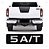 Adesivo 5 A/t Compatível Frontier Emblema Tampa Traseira - Imagem 2