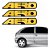 Adesivo Aero Gol Bola 1995/1999 Emblema Lateral/teto Dourado - Imagem 1