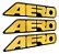 Adesivo Aero Gol Bola 1995/1999 Emblema Lateral/teto Dourado - Imagem 4