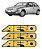 Adesivo Aero Gol Bola 1995/1999 Emblema Lateral/teto Dourado - Imagem 1