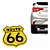 Adesivo Amarelo Route 66 Emblema Decorativo Resinado - Imagem 1